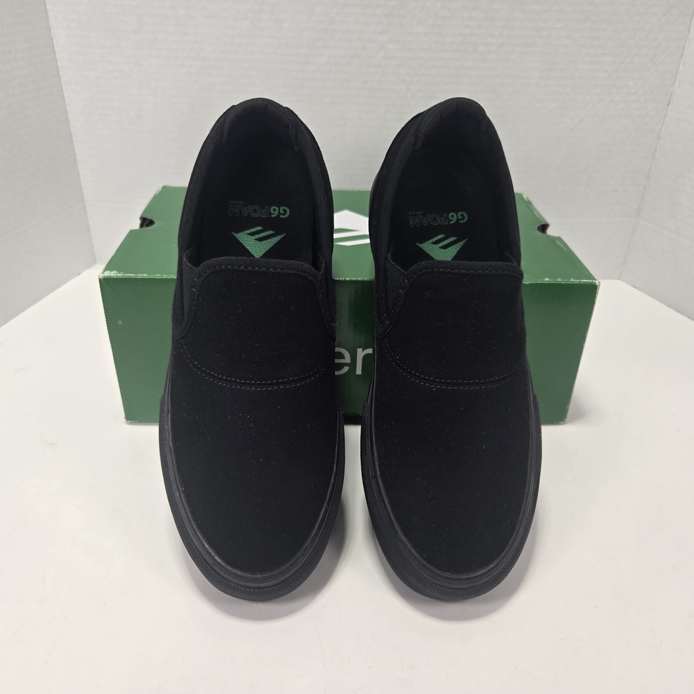 Emerica Wino G6 Slip-on Black Slip-On Sneakers Men's Size 6.5 Women's Size 8 - Picture 4 of 13
